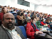 Crowded and buzzing seminar at Monash May 2019