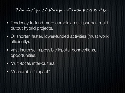 Research design challenge