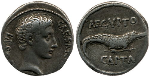 aegypto capta denarius