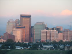 01 Downtown Calgary in the evening
