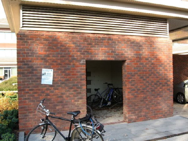 University House secure parking