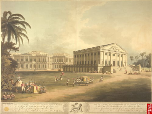Madras in 1807 by Edward Orme © Trustees of the British Museum