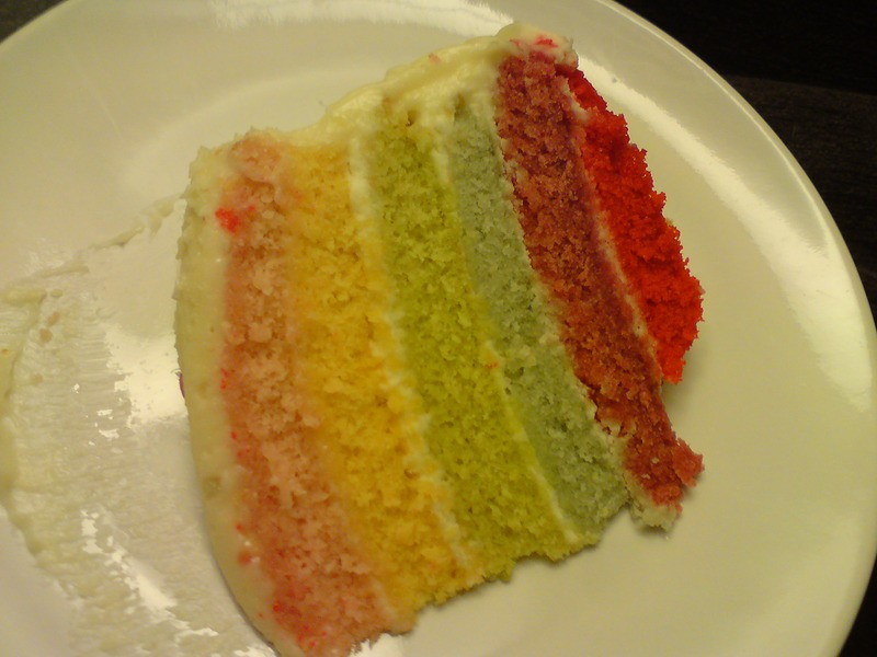 Rainbow Cake is rainbowlicious.