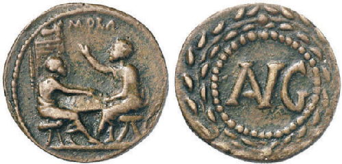 token showing a game