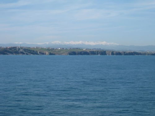 Mountains from the sea